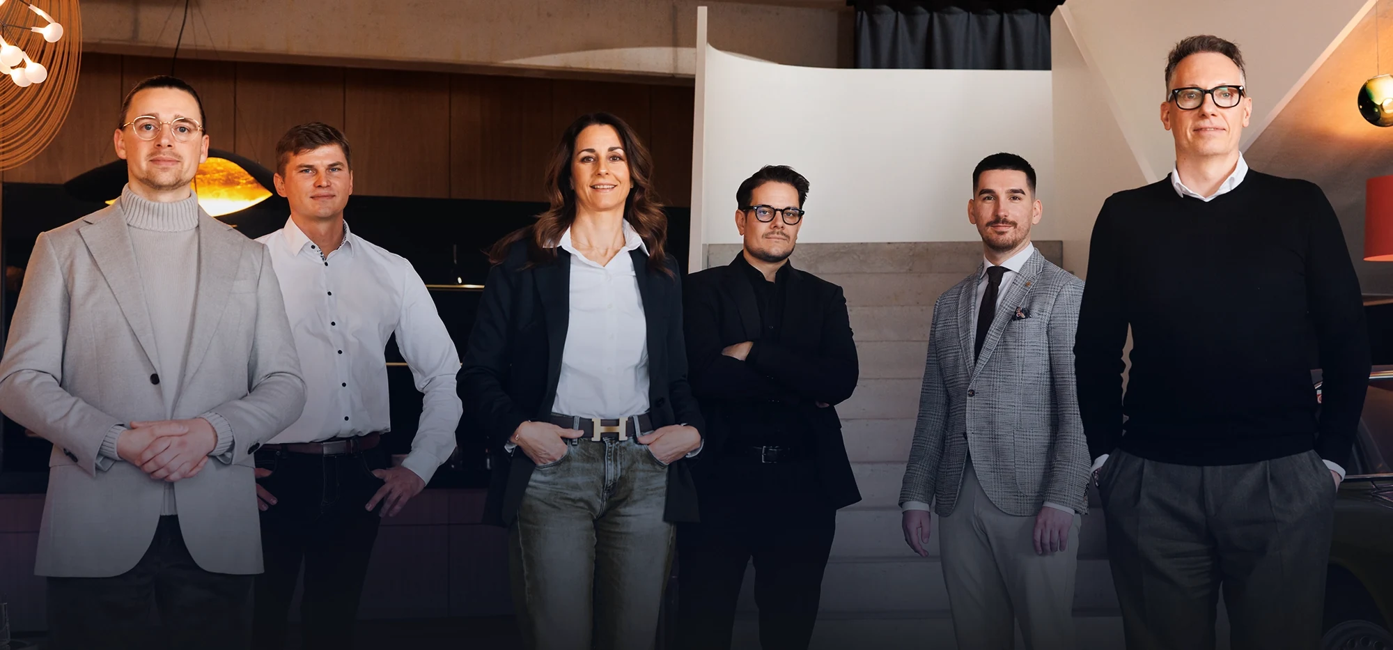 Team mit allen Bau-Partnern
